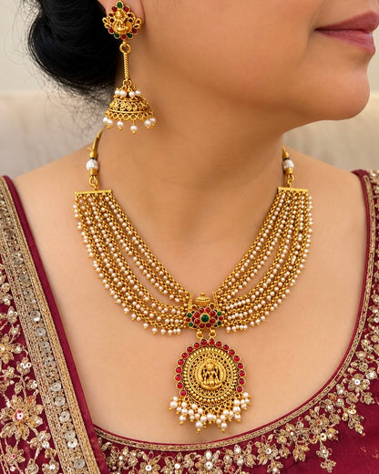 Jhankar Multi Layer Necklace Set