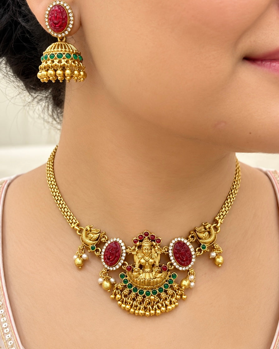 Mahalakshmi Ganesh Choker Set
