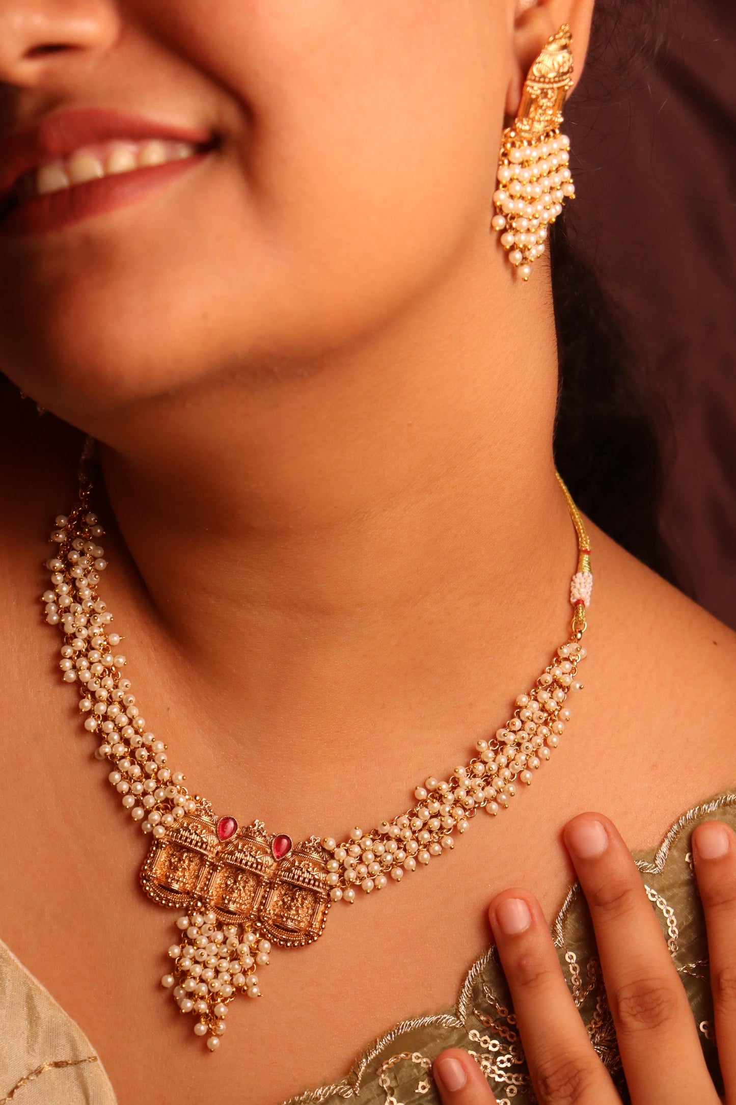 Navlaxmi Temple Necklace