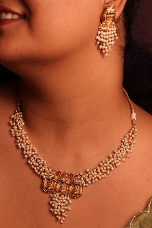 Navlaxmi Temple Necklace