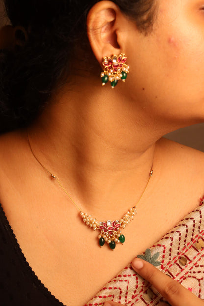 Padma shwet lotus invisible chain set