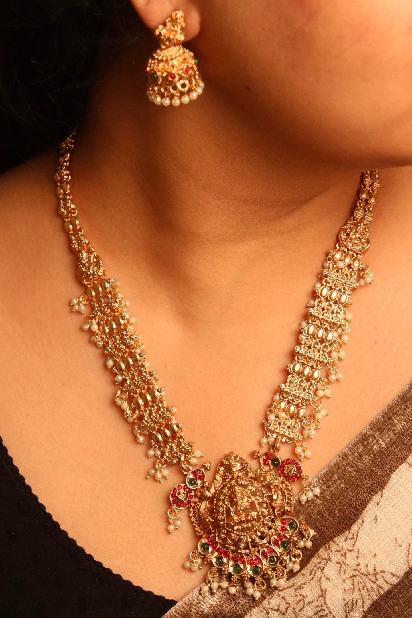 Laxmi Long Temple Haaram