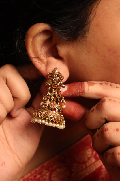 Devika Temple Earrings