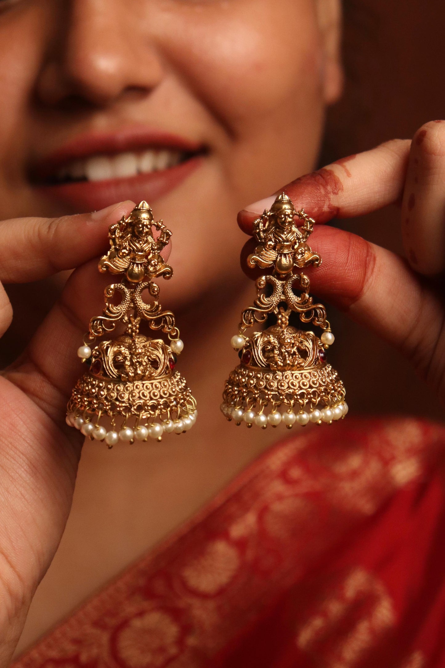 Devika Temple Earrings