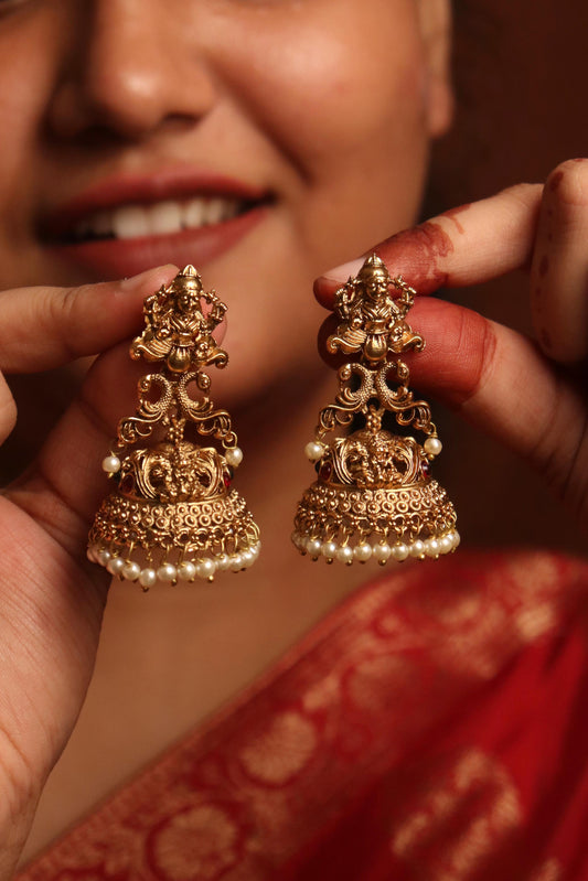 Devika Temple Earrings