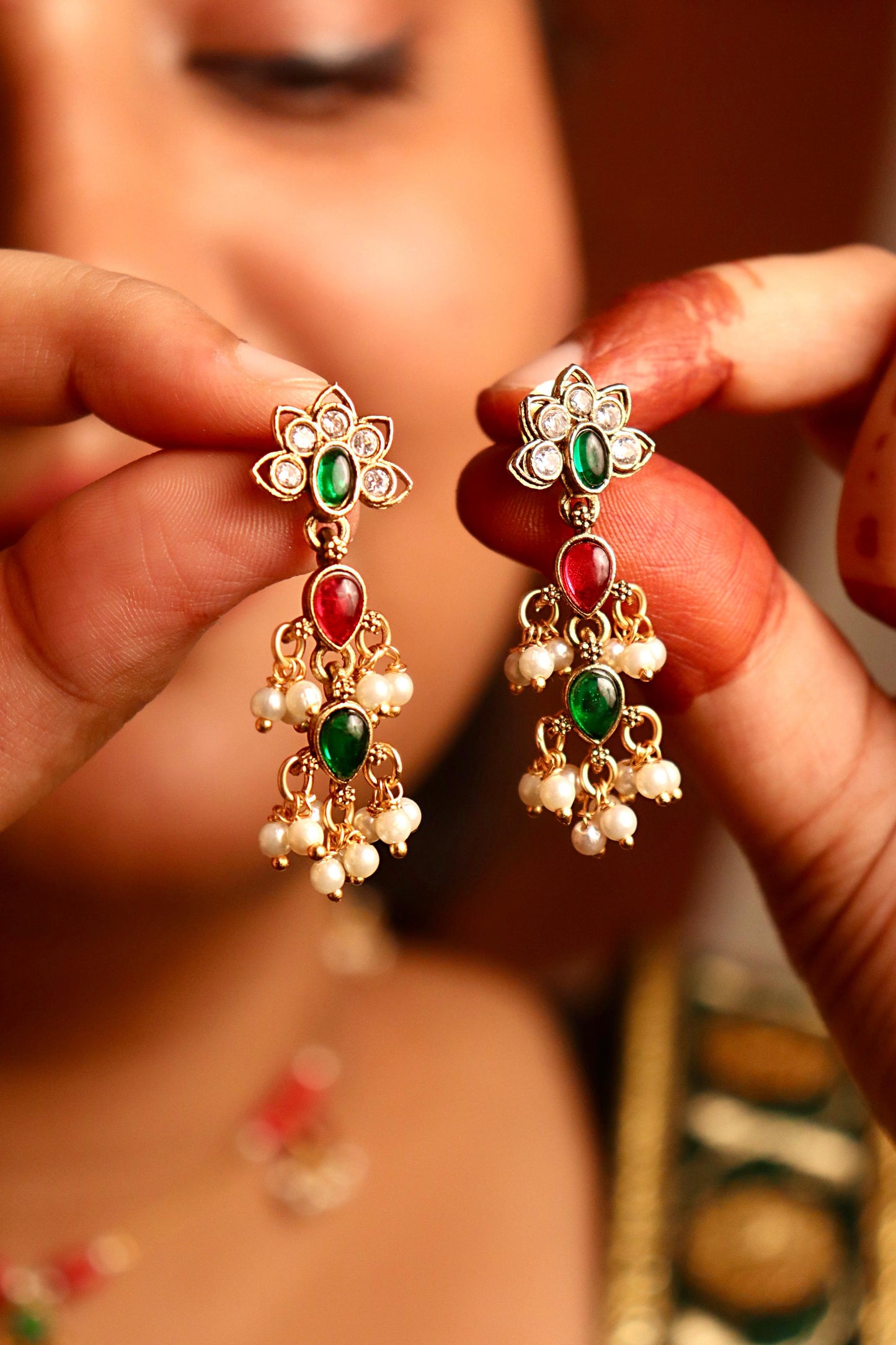 Mohini Kundan Earrings