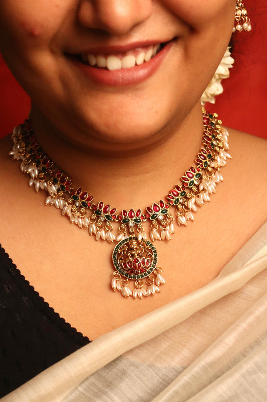 Jyoti Lakshmi Necklace Set
