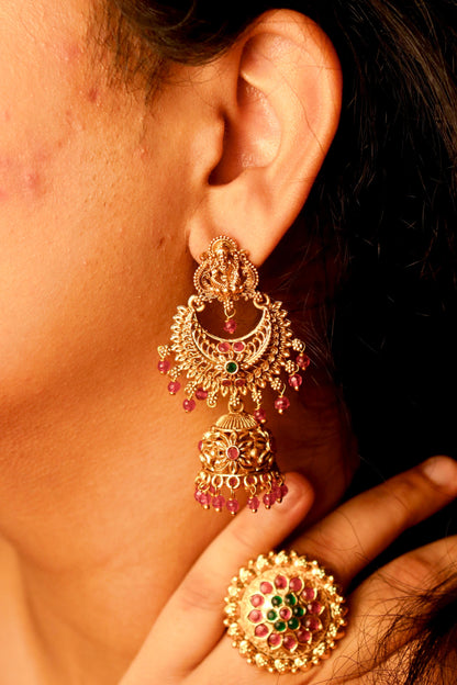 Amrutha Temple Jhumka