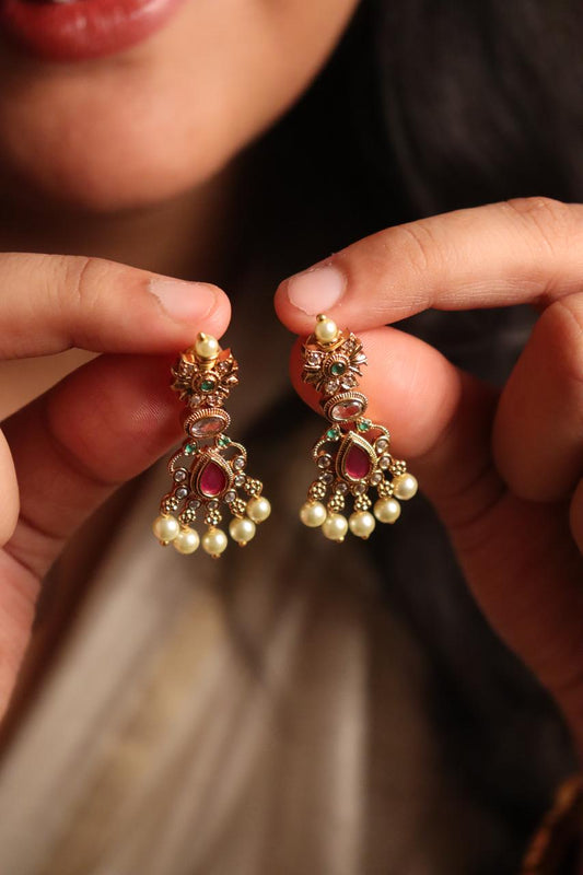 Geetanjali Stone Earrings
