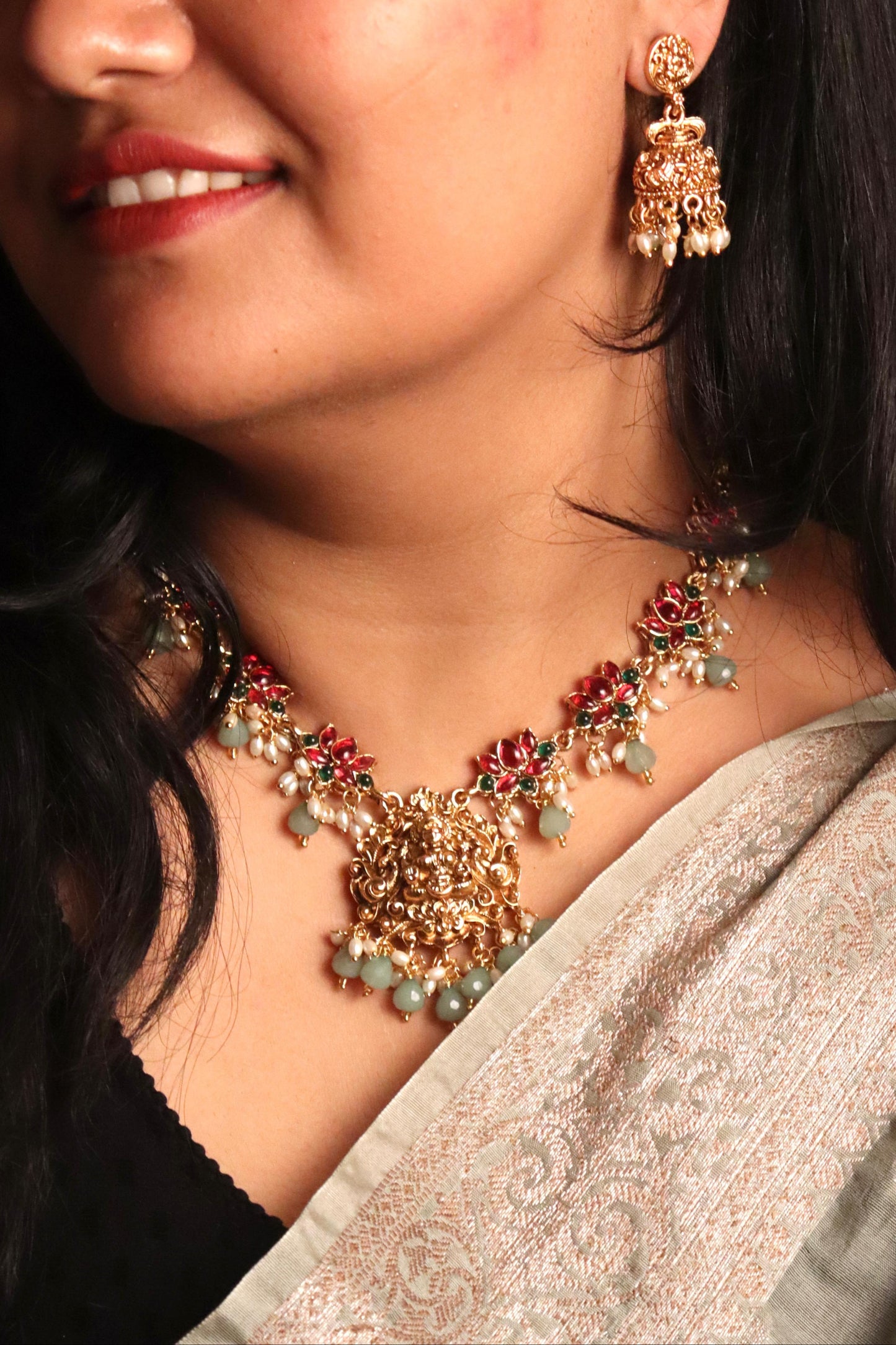 Padma Laxmi Necklace Set