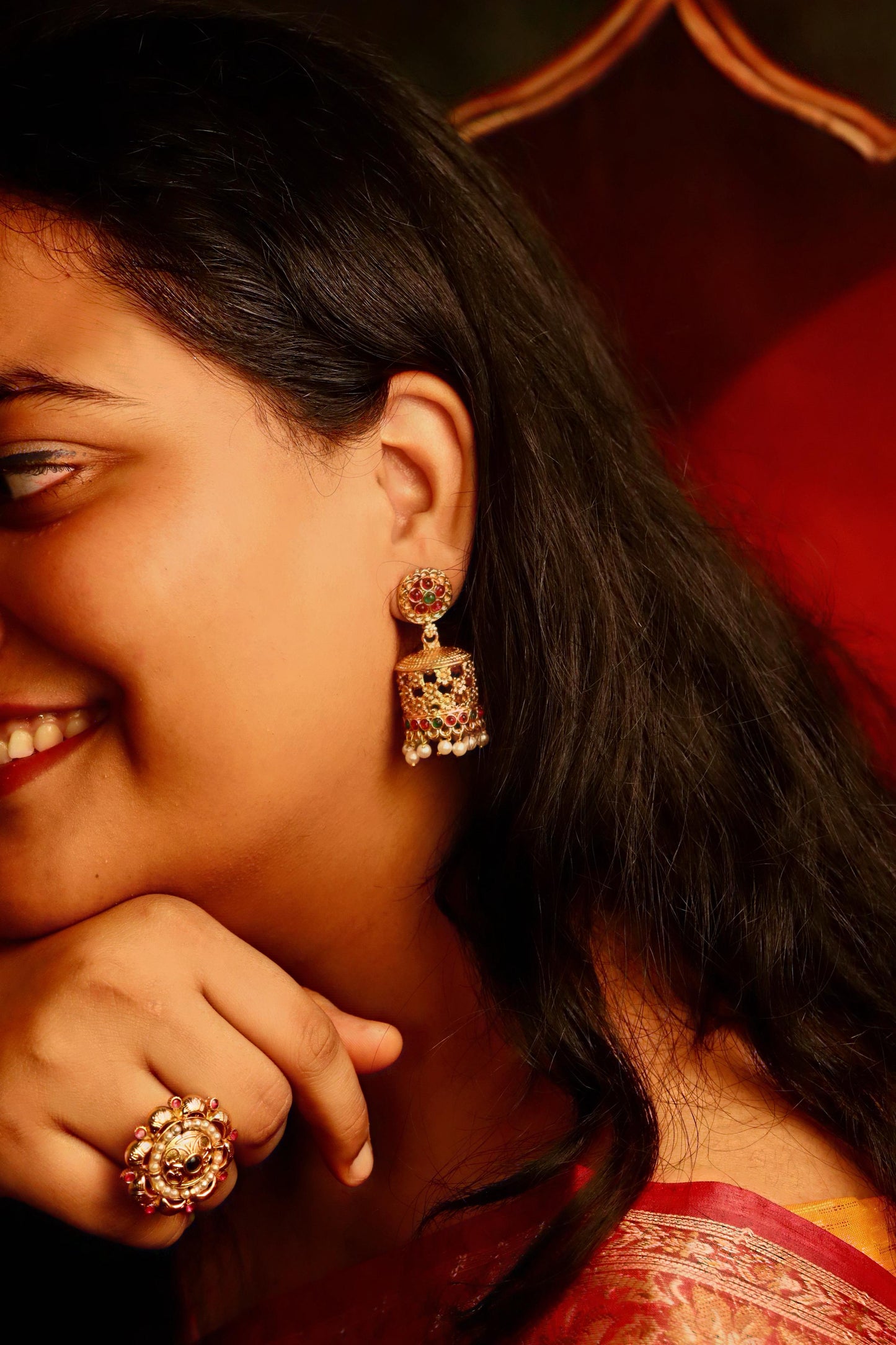 Preetha Temple Jhumki