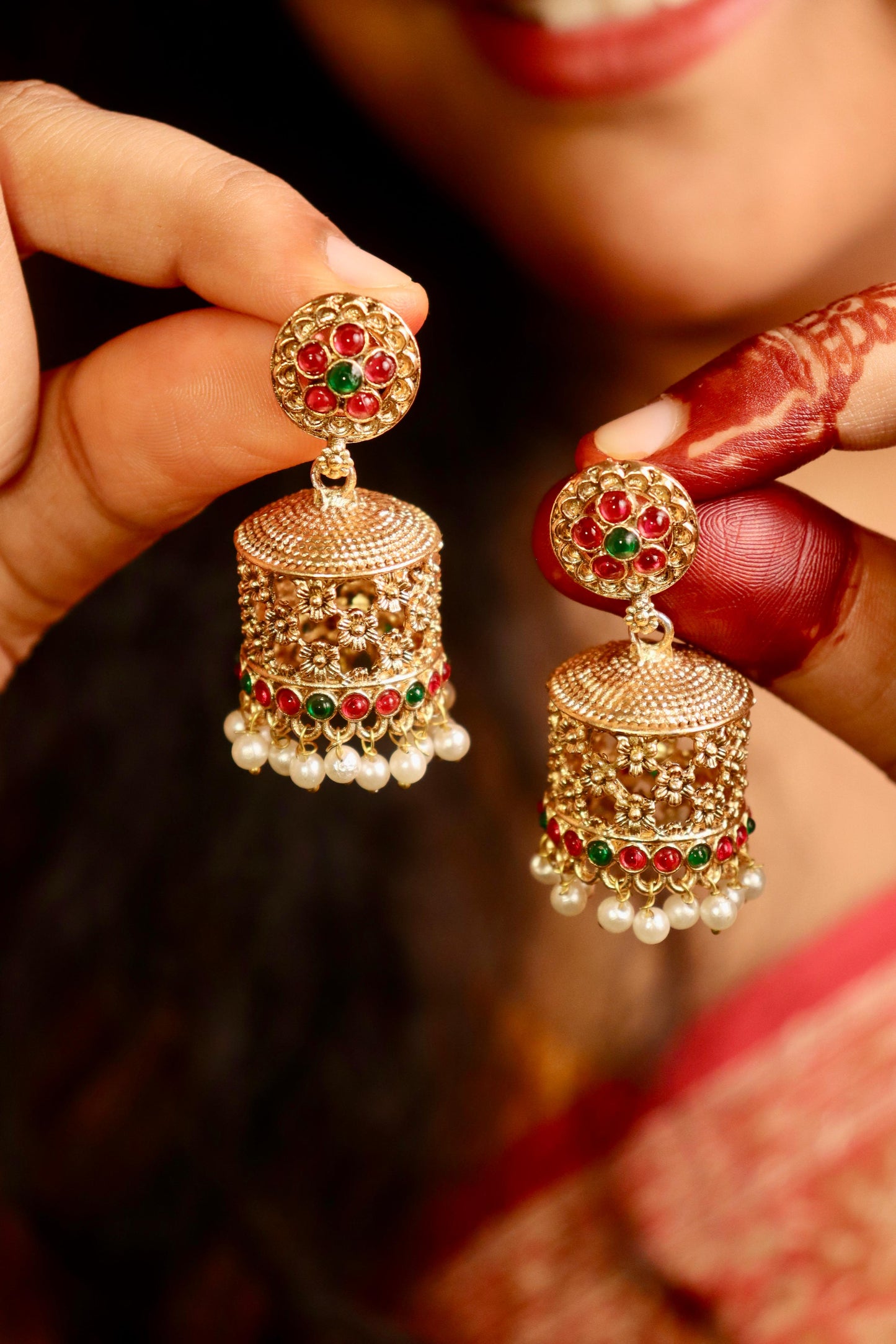 Preetha Temple Jhumki