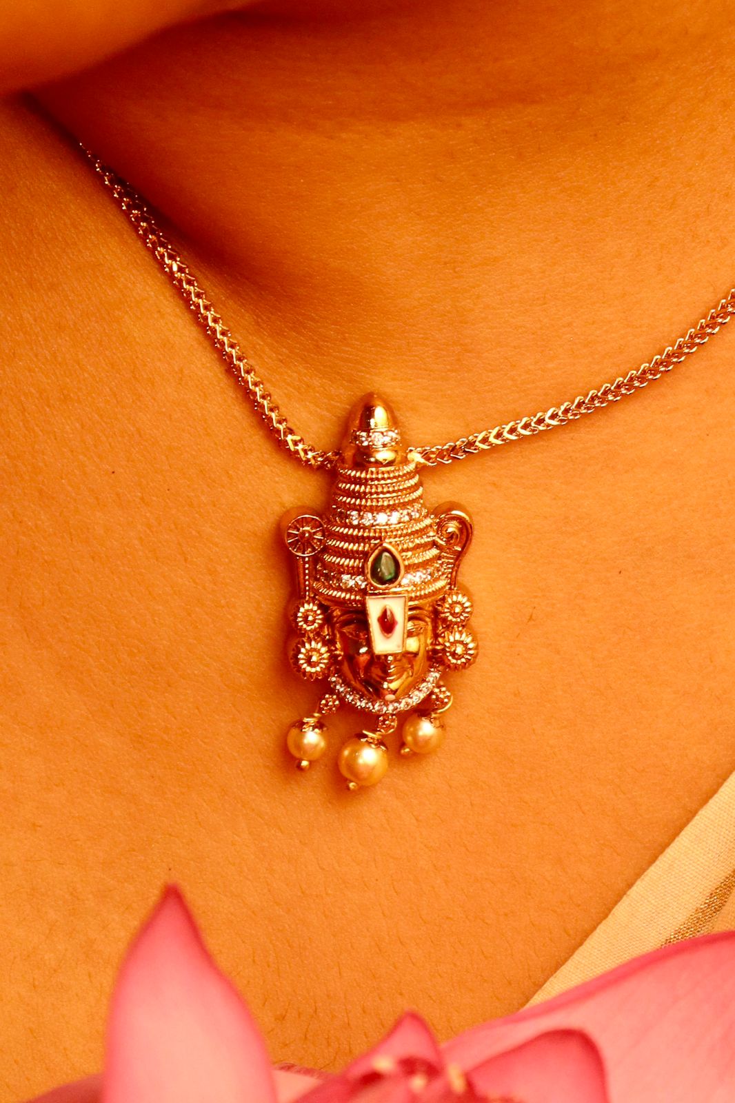 Tirupati Balaji Golden chain
