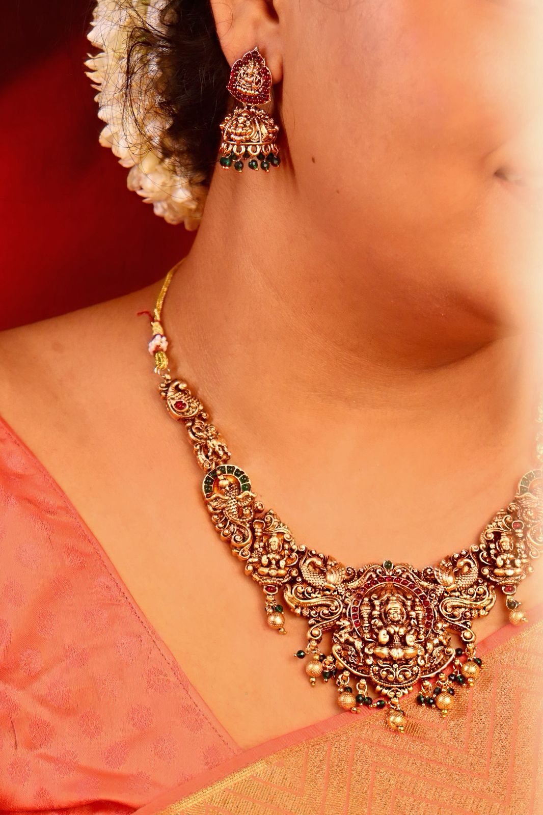 Antique Dhanlaxmi Necklace set