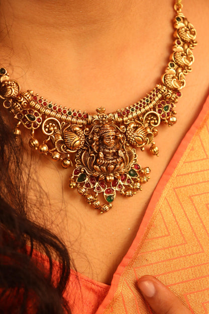 Sukh Laxmi Temple Necklace