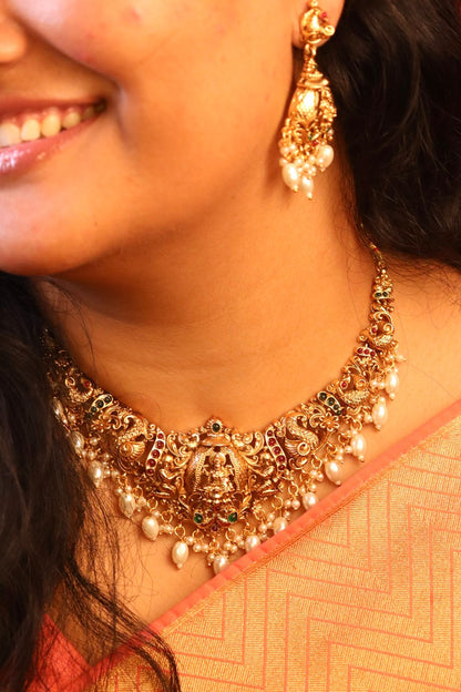 Kavya Laxmi Temple necklace