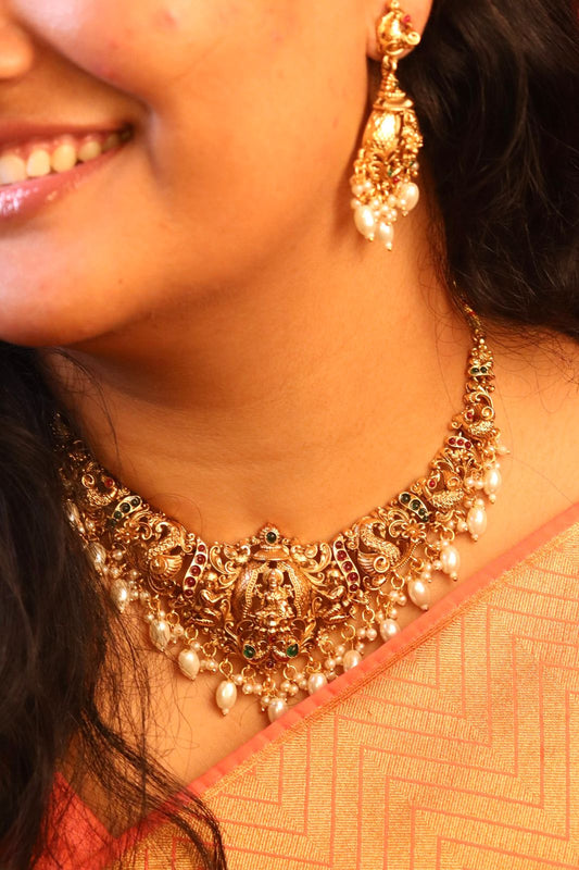 Kavya Laxmi Temple necklace
