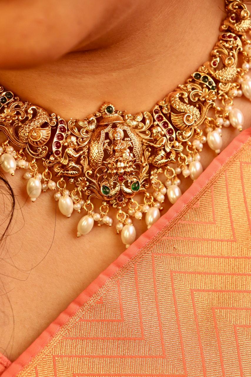 Kavya Laxmi Temple necklace