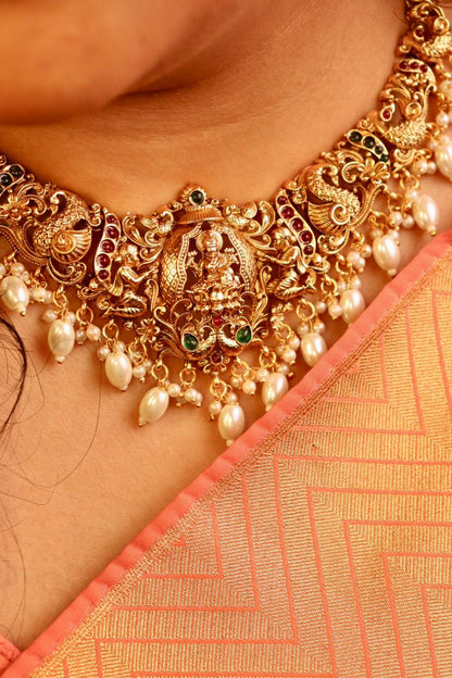 Kavya Laxmi Temple necklace