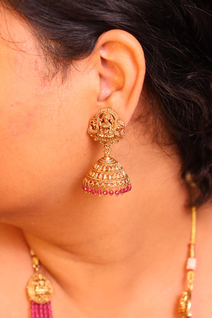 Long Laxmi Pink Haaram