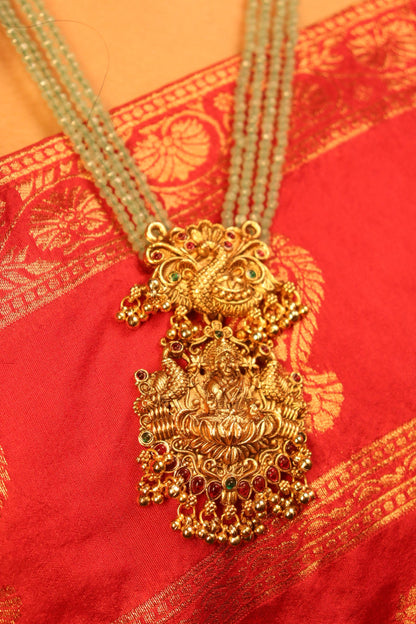 Long Laxmi Mint Green Haaram