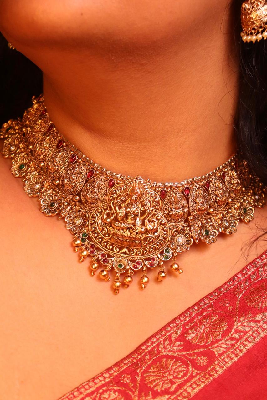 Preetha Laxmi Temple Necklace