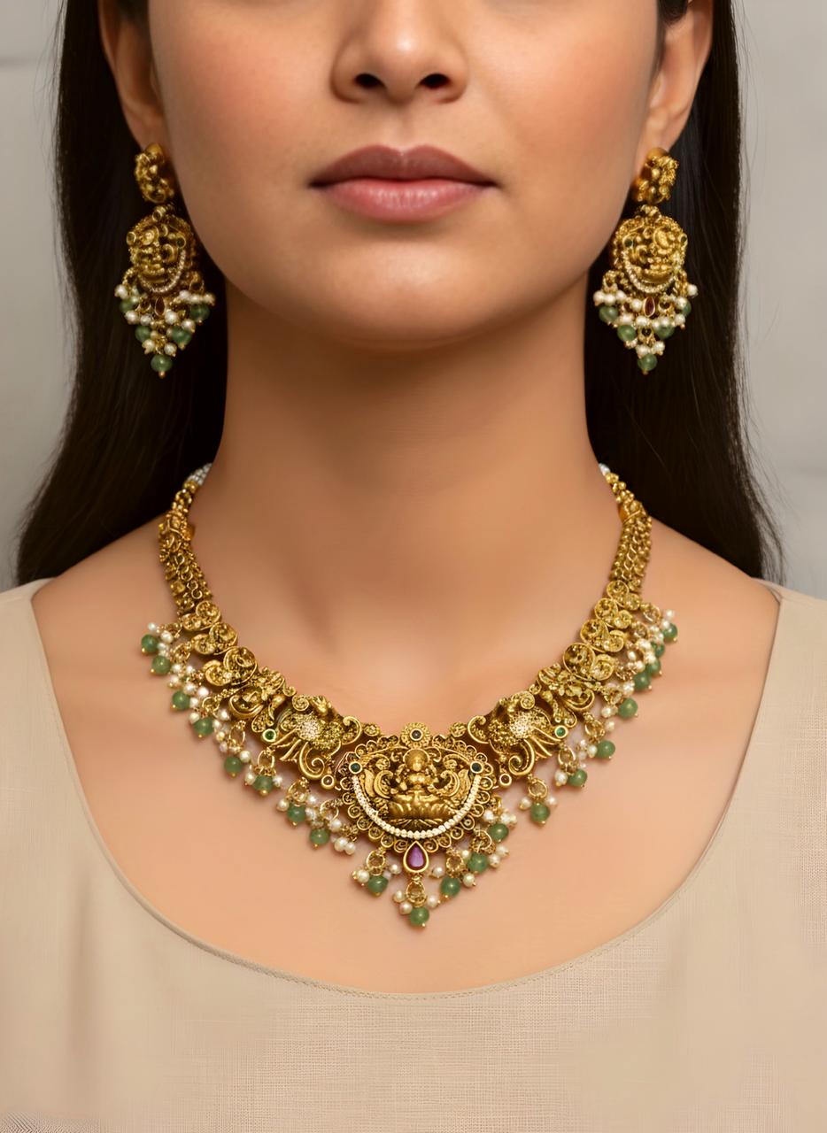 Mahalakshmi Pushpa Necklace