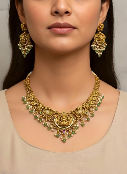Mahalakshmi Pushpa Necklace