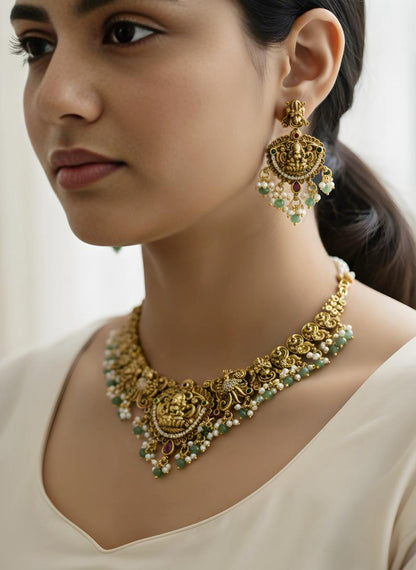 Mahalakshmi Pushpa Necklace