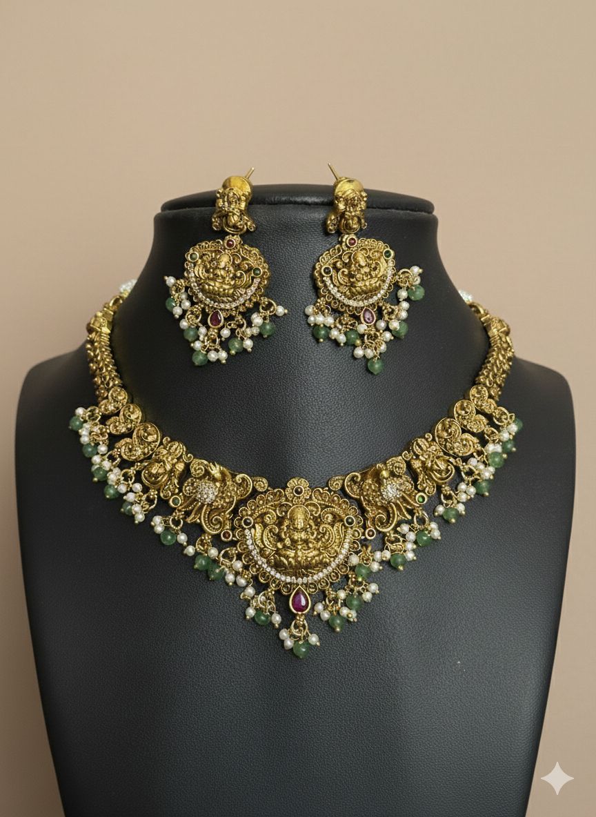 Mahalakshmi Pushpa Necklace