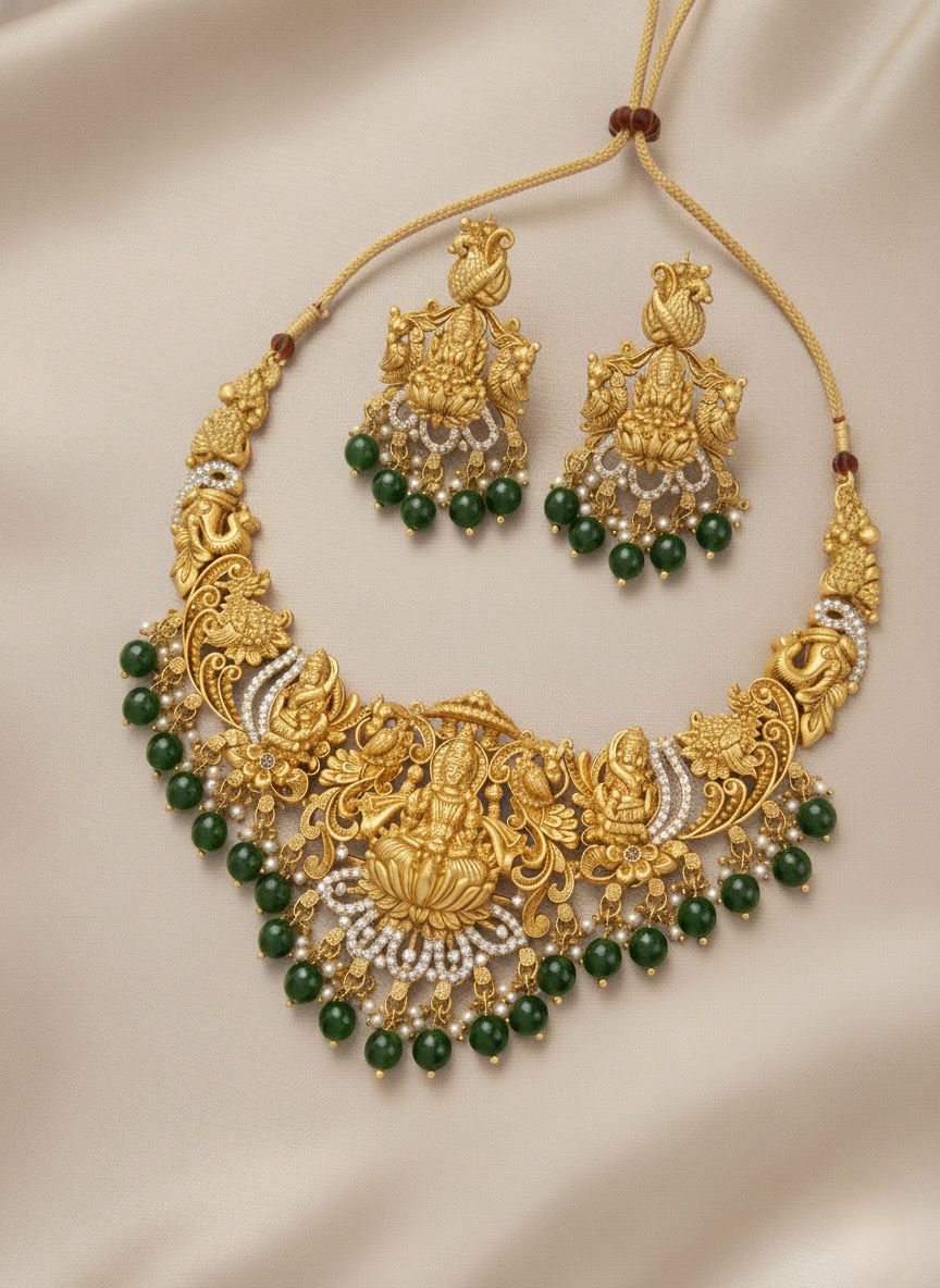 Vaidika Laxmi Necklace Set