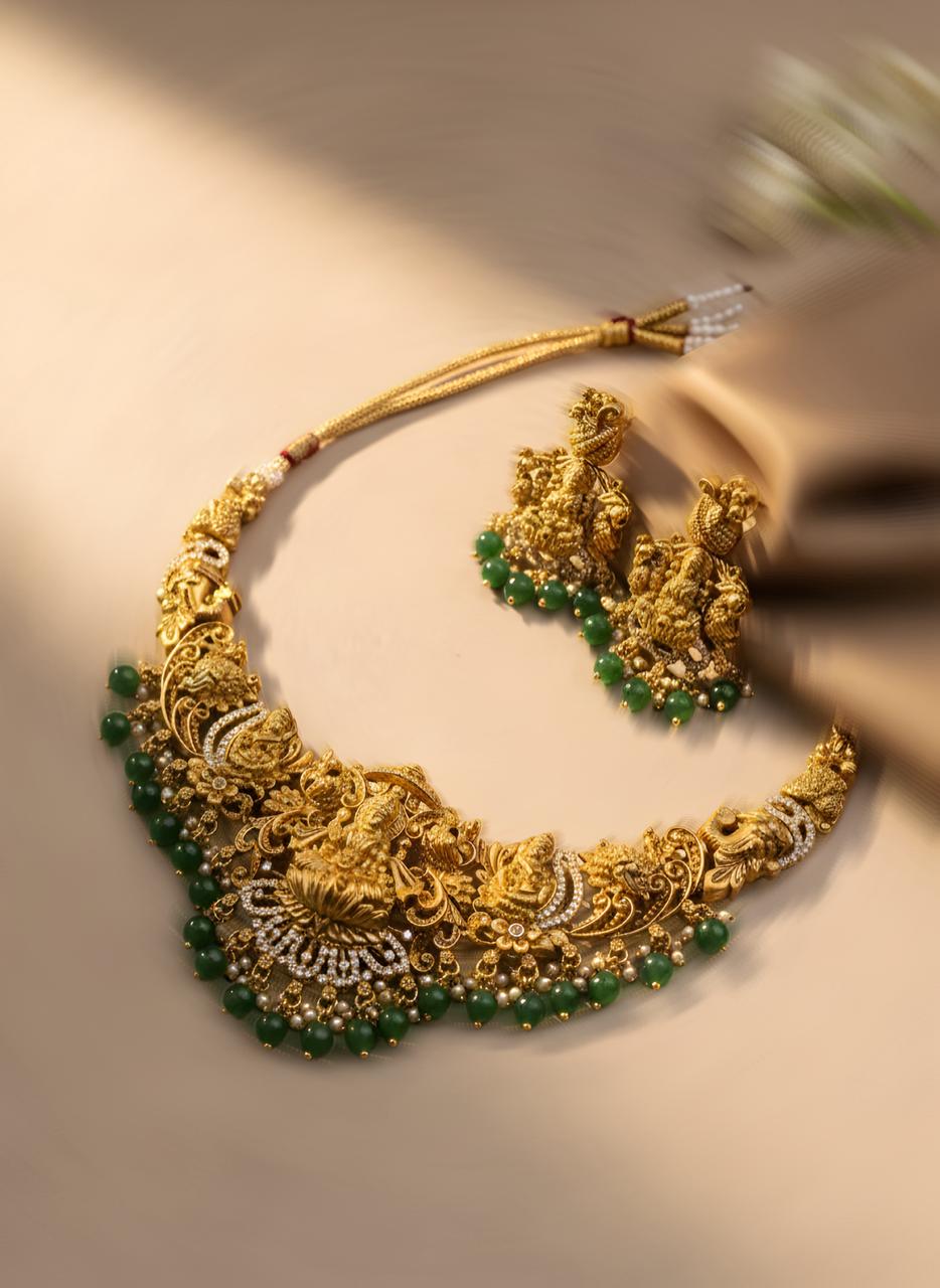 Vaidika Laxmi Necklace Set