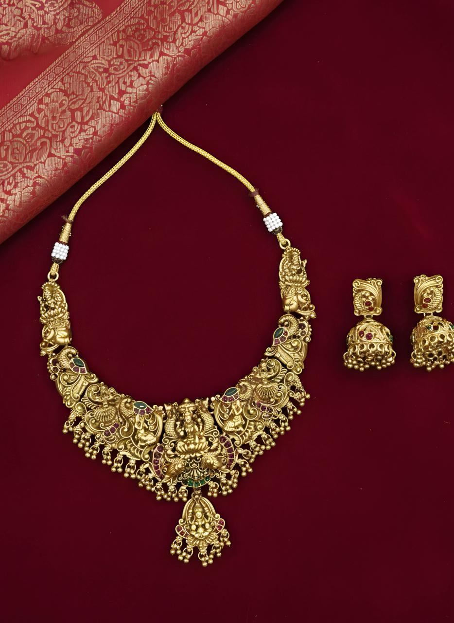 Harsha Laxmi Temple Necklace Set