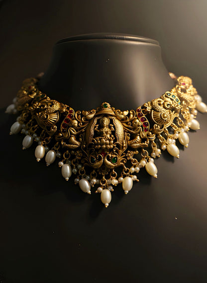 Kavya Laxmi Temple necklace