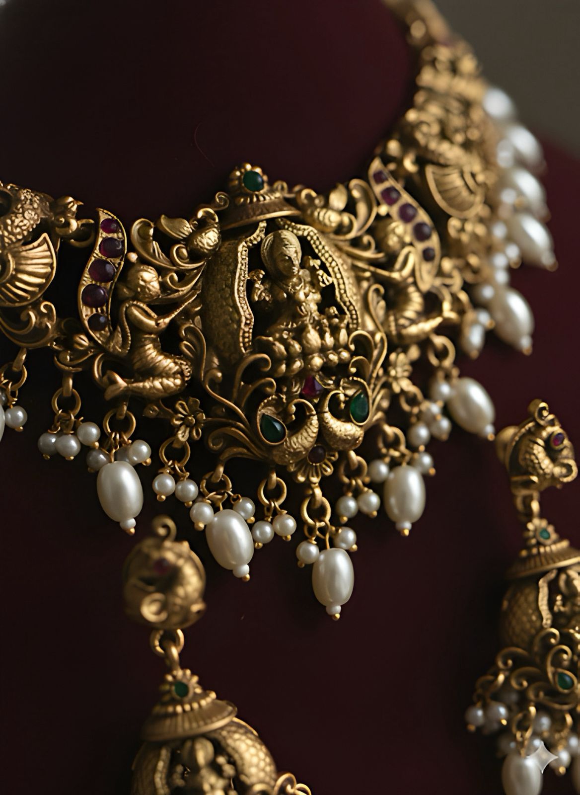 Kavya Laxmi Temple necklace