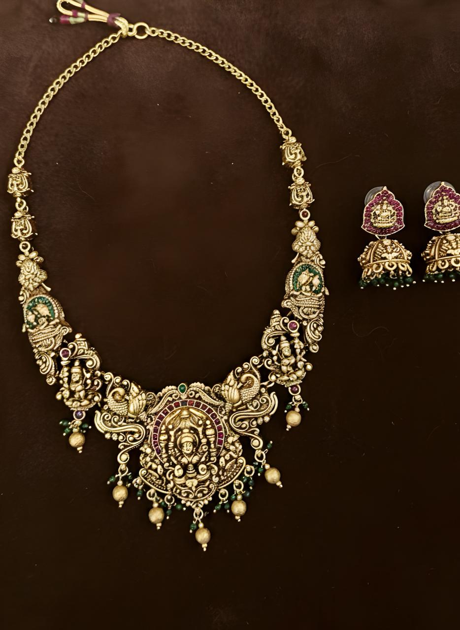 Antique Dhanlaxmi Necklace set