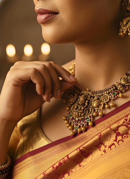 Sukh Laxmi Temple Necklace