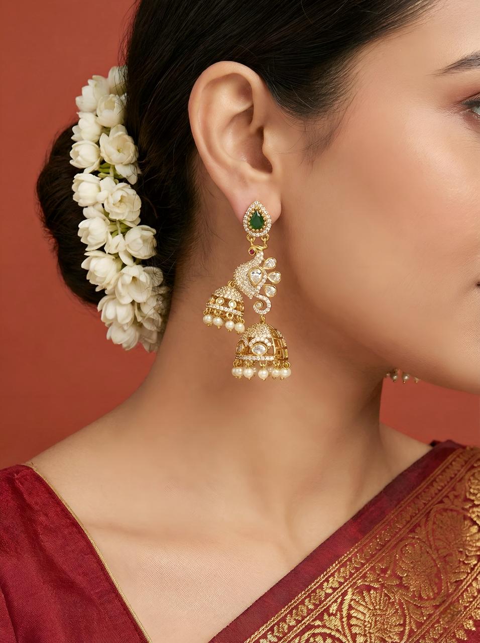 Mayuri Jhumkas