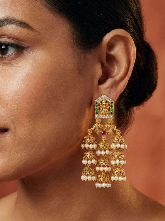 Amala Temple Earrings