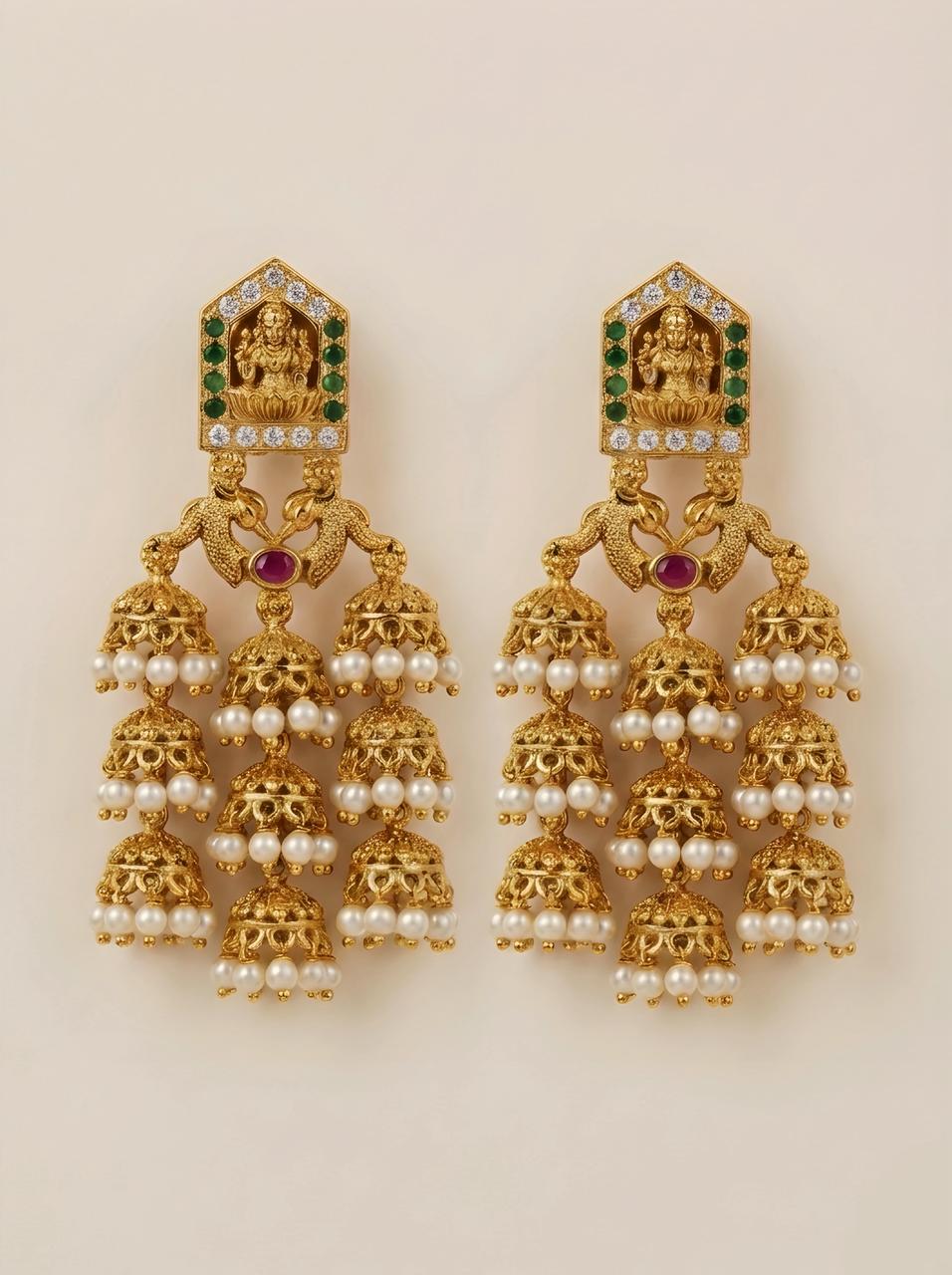 Amala Temple Earrings