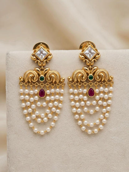 Prabha Pearl Earrings