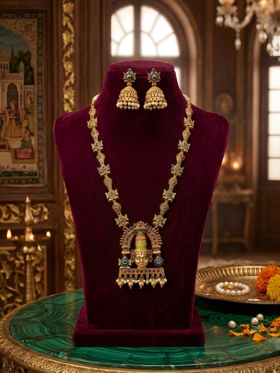 Venkateshwara Enamel Haram Set