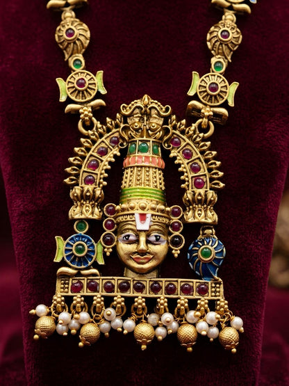 Venkateshwara Enamel Haram Set