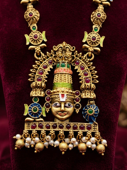 Venkateshwara Enamel Haram Set