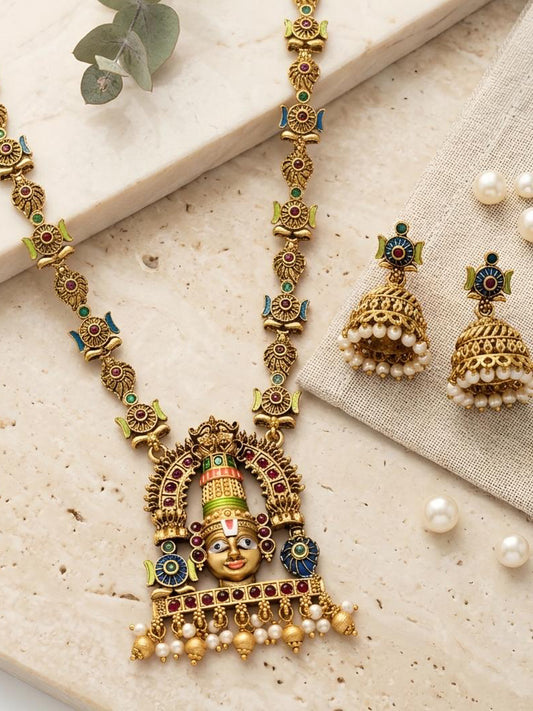 Venkateshwara Enamel Haram Set