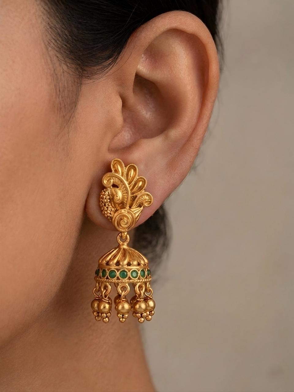 Mayur Varshini Jhumka