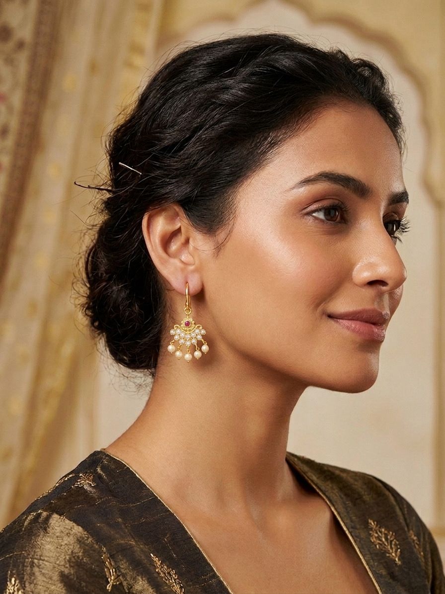 Ratna Red Hook Earrings