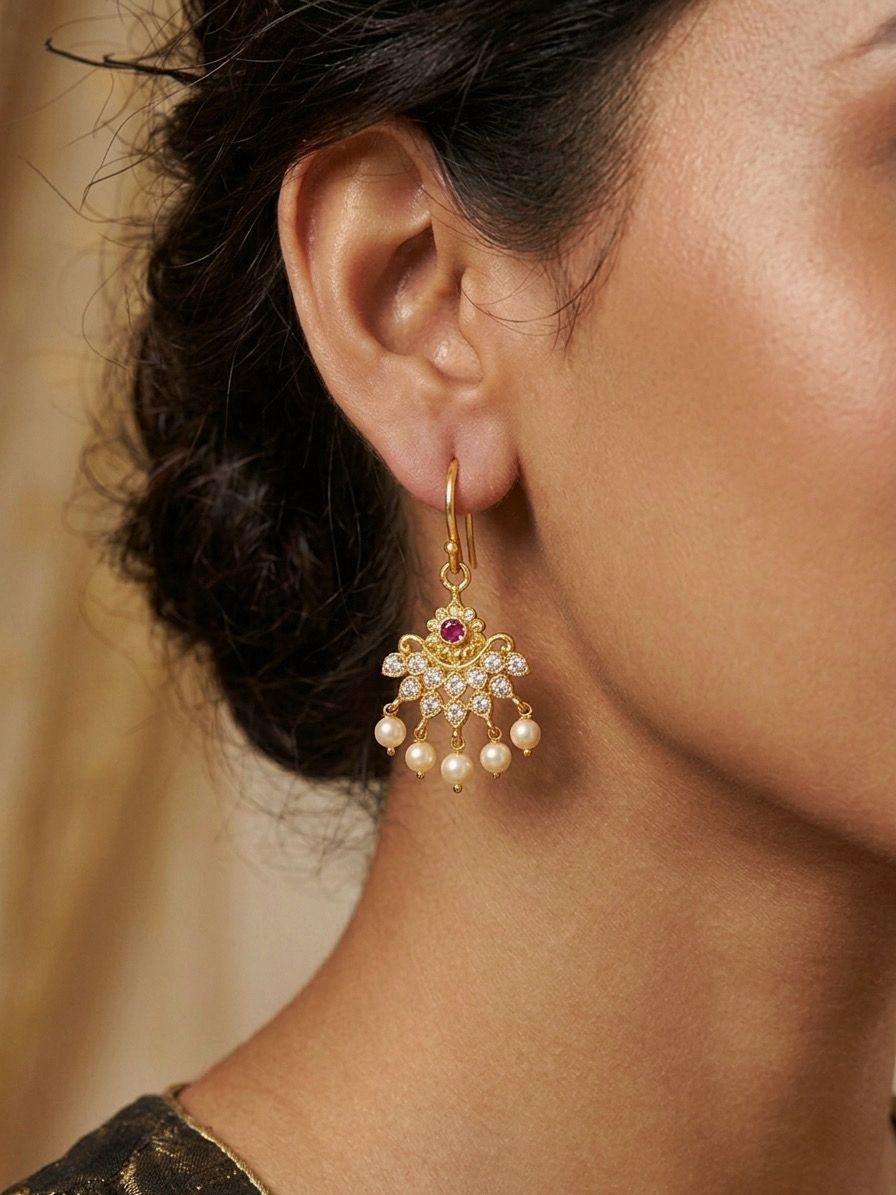 Ratna Red Hook Earrings