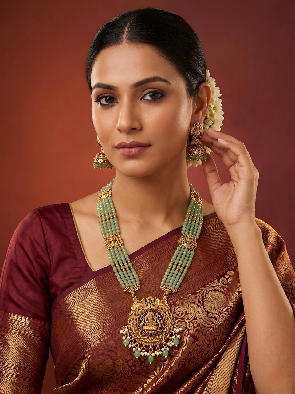 Mudra Long Mint Haaram