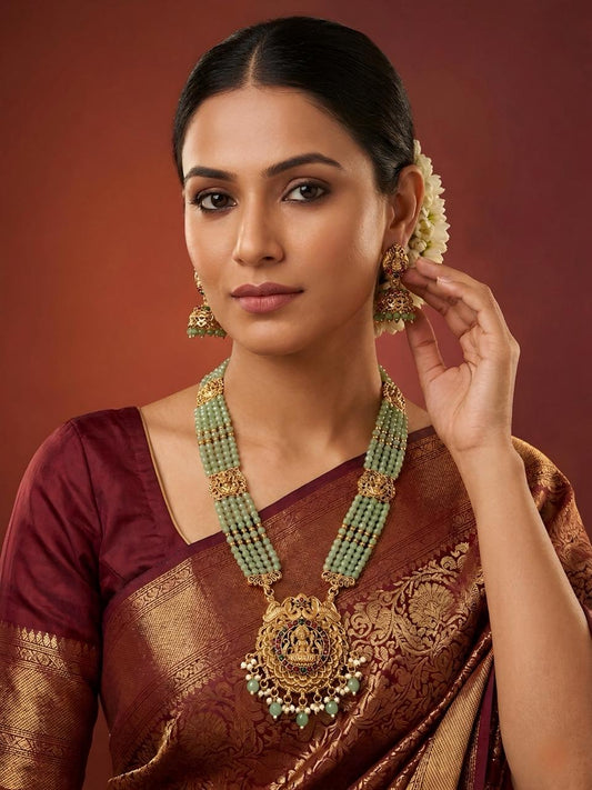 Mudra Long Mint Haaram